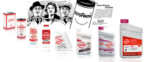 GLYSANTIN Brand History