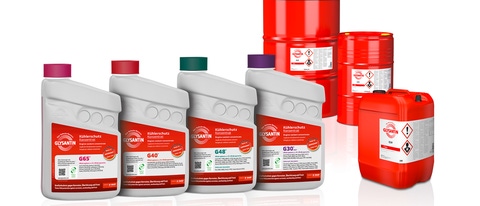 Glysantin Product range in different sizes and packaging Glysantin Product range in different sizes and packaging